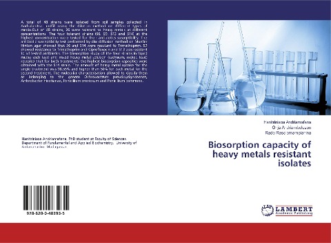 Biosorption capacity of heavy metals resistant isolates