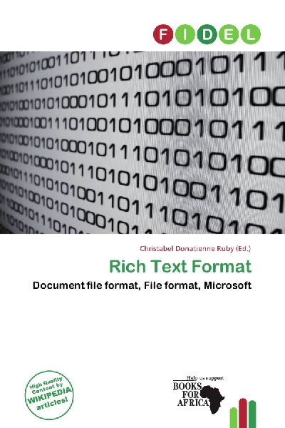 Rich Text Format: Document file format, File format, Microsoft