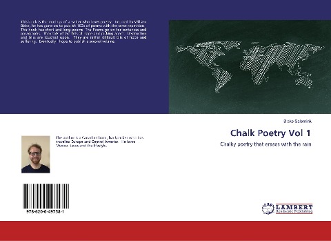 Chalk Poetry Vol 1: Chalky poetry that erases with the rain