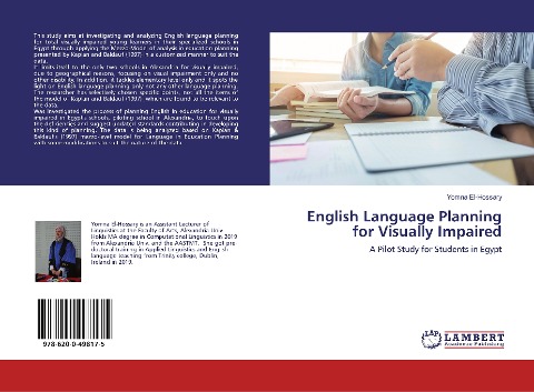 English Language Planning for Visually Impaired: A Pilot Study for Students in Egypt