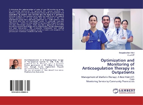 Optimization and Monitoring of Anticoagulation Therapy in Outpatients: Management of Warfarin Therapy: A New Point-Of-CareMonitoring Service by Community Pharmacists