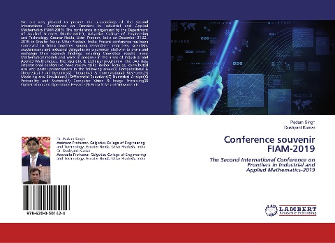 Conference souvenir FIAM-2019: The Second International Conference on Frontiers in Industrial andApplied Mathematics-2019