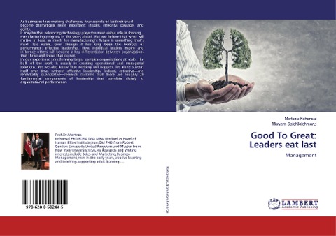 Good To Great: Leaders eat last: Management
