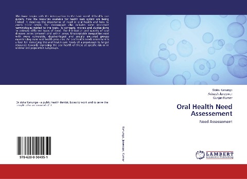 Oral Health Need Assessement: Need Assessement