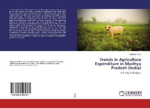 Trends in Agriculture Expenditure in Madhya Pradesh (India): A Study of Budgets
