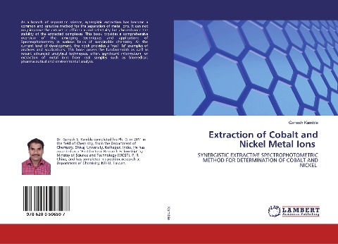 Extraction of Cobalt and Nickel Metal Ions: SYNERGISTIC EXTRACTIVE SPECTROPHOTOMETRIC METHOD FOR DETERMINATION OF COBALT AND NICKEL