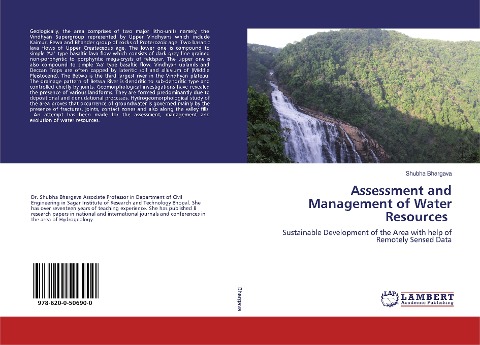 Assessment and Management of Water Resources: Sustainable Development of the Area with help of Remotely Sensed Data