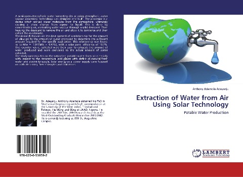 Extraction of Water from Air Using Solar Technology: Potable Water Production