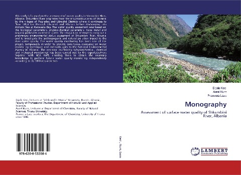 Monography: Assessment of surface water quality of Shkumbini River, Albania