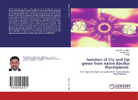 Isolation of Cry and Vip genes from native Bacillus thuringiensis: Cry1 type and Vip3 type genes from native Bacillus thuringiensis