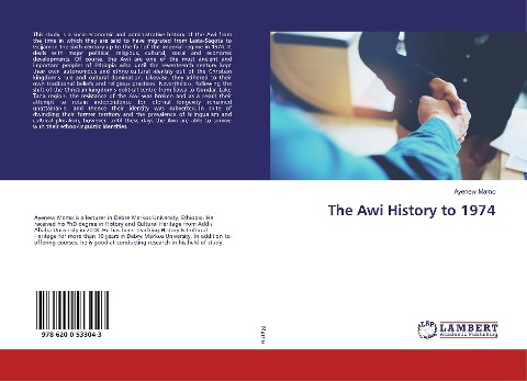 The Awi History to 1974
