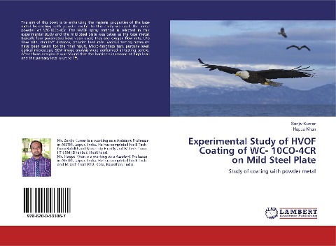 Experimental Study of HVOF Coating of WC- 10CO-4CR on Mild Steel Plate: Study of coating with powder metal