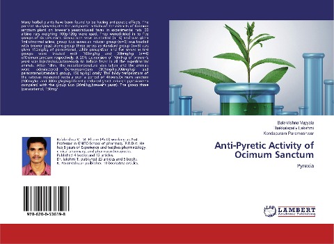 Anti-Pyretic Activity of Ocimum Sanctum: Pyrexia