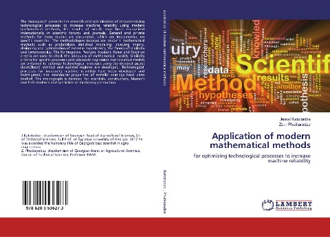 Application of modern mathematical methods: for optimizing technological processes to increase machine reliability