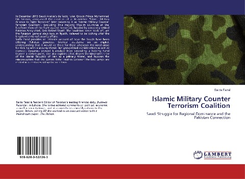 Islamic Military Counter Terrorism Coalition: Saudi Struggle for Regional Dominance and the Pakistan Connection