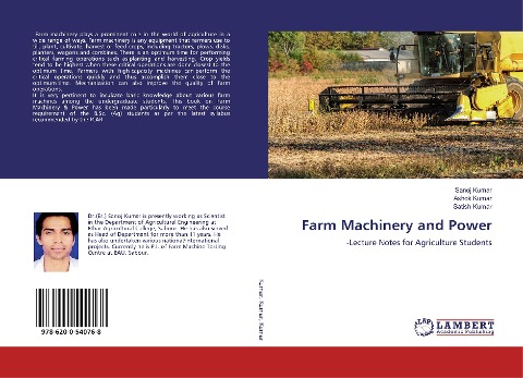 Farm Machinery and Power: -Lecture Notes for Agriculture Students