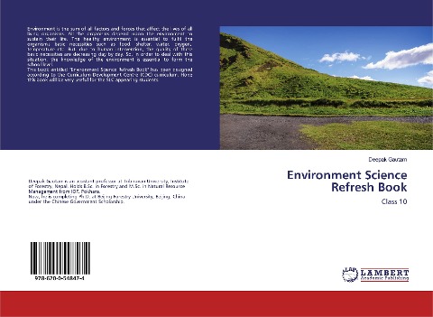 Environment Science Refresh Book: Class 10