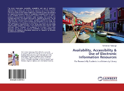Availability, Accessibility & Use of Electronic Information Resources: For Research By Students in a University Library