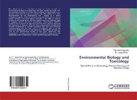 Environmental Biology and Toxicology: Special Focus on Bioecology, Remote Sensing and Nanotoxicology