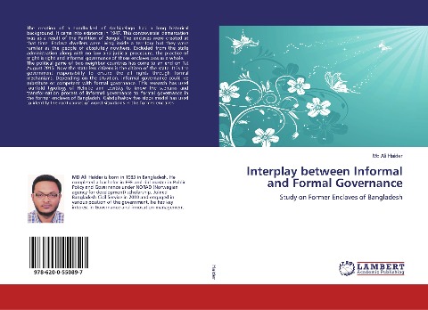 Interplay between Informal and Formal Governance: Study on Former Enclaves of Bangladesh
