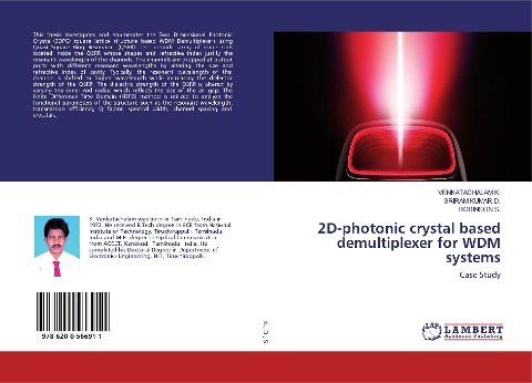2D-photonic crystal based demultiplexer for WDM systems: Case Study