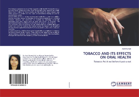 TOBACCO AND ITS EFFECTS ON ORAL HEALTH: Tobacco: Put it out before it puts u out