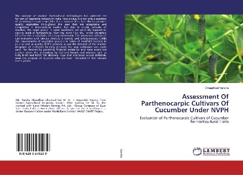 Assessment Of Parthenocarpic Cultivars Of Cucumber Under NVPH: Evaluation of Parthenocarpic Cultivars of Cucumber for Horticultural Traits