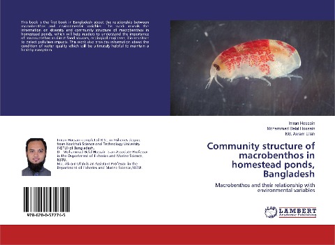 Community structure of macrobenthos in homestead ponds, Bangladesh: Macrobenthos and their relationship with environmental variables