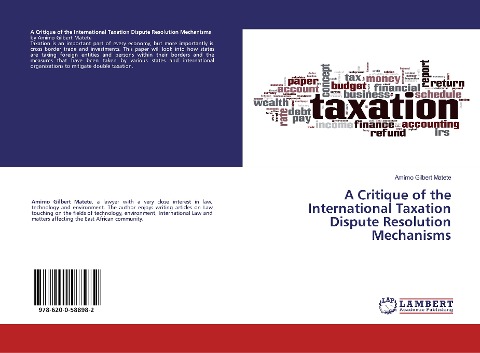 A Critique of the International Taxation Dispute Resolution Mechanisms