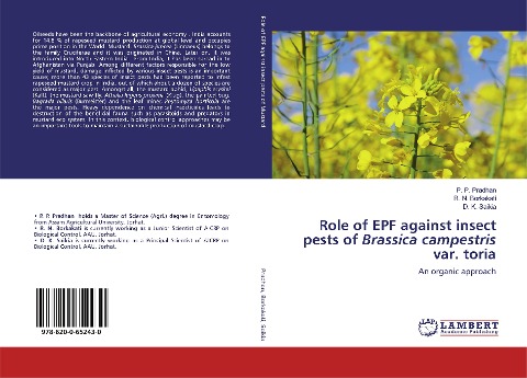 Role of EPF against insect pests of Brassica campestris var. toria: An organic approach