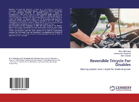 Reversible Tricycle For Disables: Steering column Drive Tricycle for Disabled person