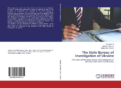 The State Bureau of Investigation of Ukraine: The status of the State Bureau of Investigation of Ukraine under administrative law
