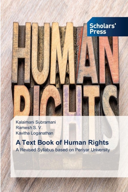 A Text Book of Human Rights: A Revised Syllabus based on Periyar University