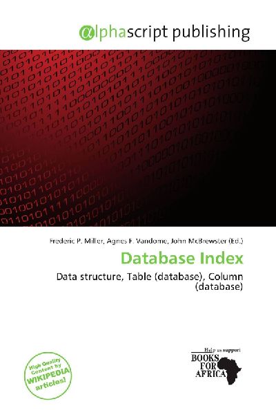 Database Index: Data structure, Table (database), Column (database)