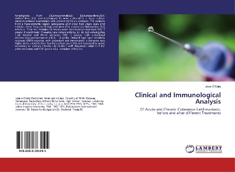 Clinical and Immunological Analysis: Of Acute and Chronic Cutaneous Leishmaniasis, before and after different Treatments