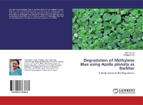 Degradation of Methylene Blue using Azolla pinnata as Biofilter: A Study related to Bio Degradation