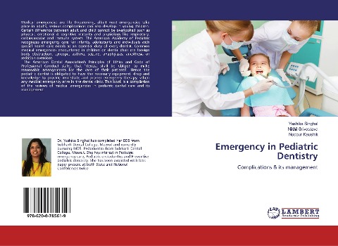 Emergency in Pediatric Dentistry: Complications & its management