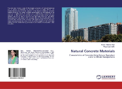 Natural Concrete Materials: Characteristics of Concrete Using Natural Byproduct and Zinc Nitrate Nanoparticles
