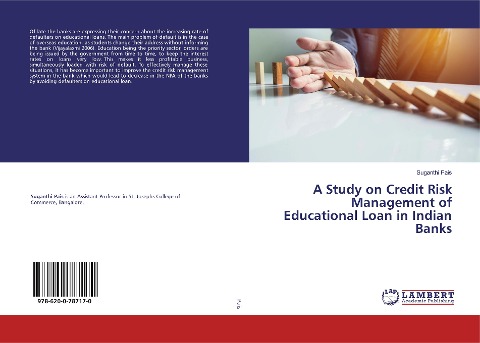 A Study on Credit Risk Management of Educational Loan in Indian Banks