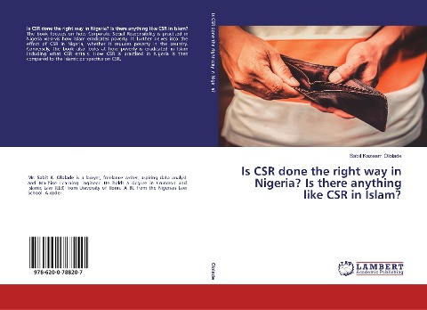 Is CSR done the right way in Nigeria? Is there anything like CSR in Islam?