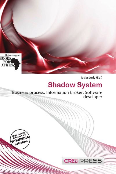 Shadow System: Business process, Information broker, Software developer