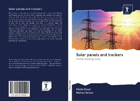 Solar panels and trackers: Technical energy study