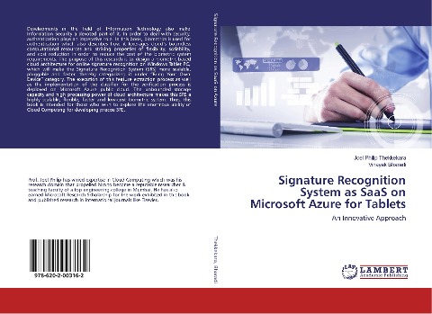 Signature Recognition System as SaaS on Microsoft Azure for Tablets: An Innovative Approach