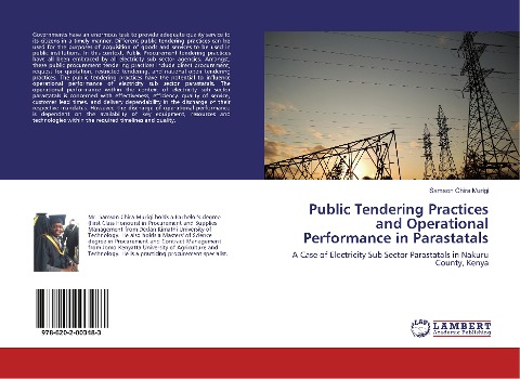 Public Tendering Practices and Operational Performance in Parastatals: A Case of Electricity Sub Sector Parastatals in Nakuru County, Kenya