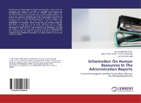 Information On Human Resources In The Administration Reports: Its level of divulgation and the factors that influence the disclosuring process
