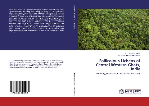 Foliicolous Lichens of Central Western Ghats, India: Diversity, Distribution and Molecular Study