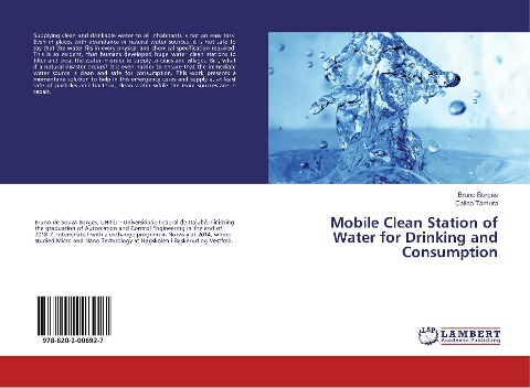 Mobile Clean Station of Water for Drinking and Consumption