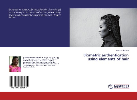 Biometric authentication using elements of hair