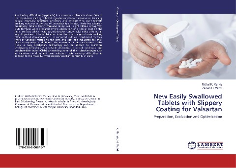 New Easily Swallowed Tablets with Slippery Coating for Valsartan: Preparation, Evaluation and Optimization