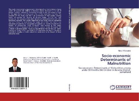 Socio-economic Determinants of Malnutrition: Socioeconomic Determinants of Malnutrition among under 59 Months Old Children in Borama District, Somaliland